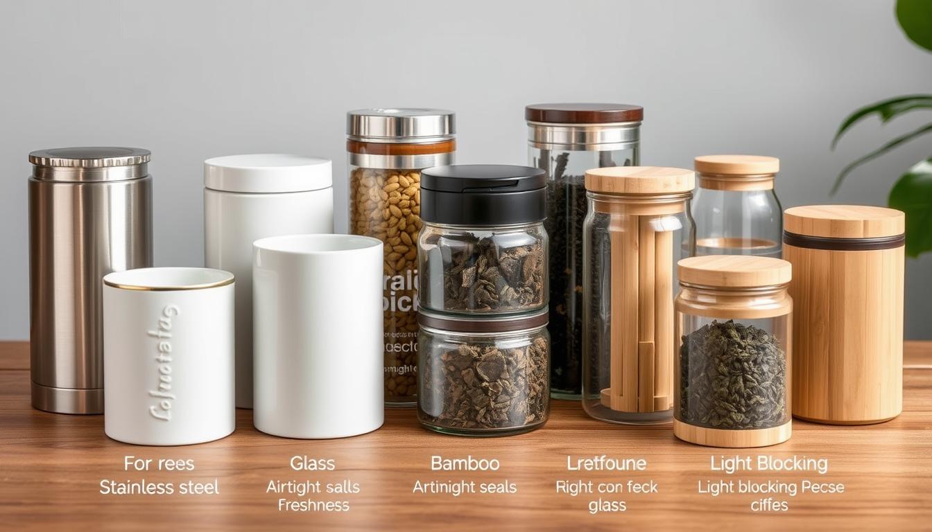 tea canister materials
