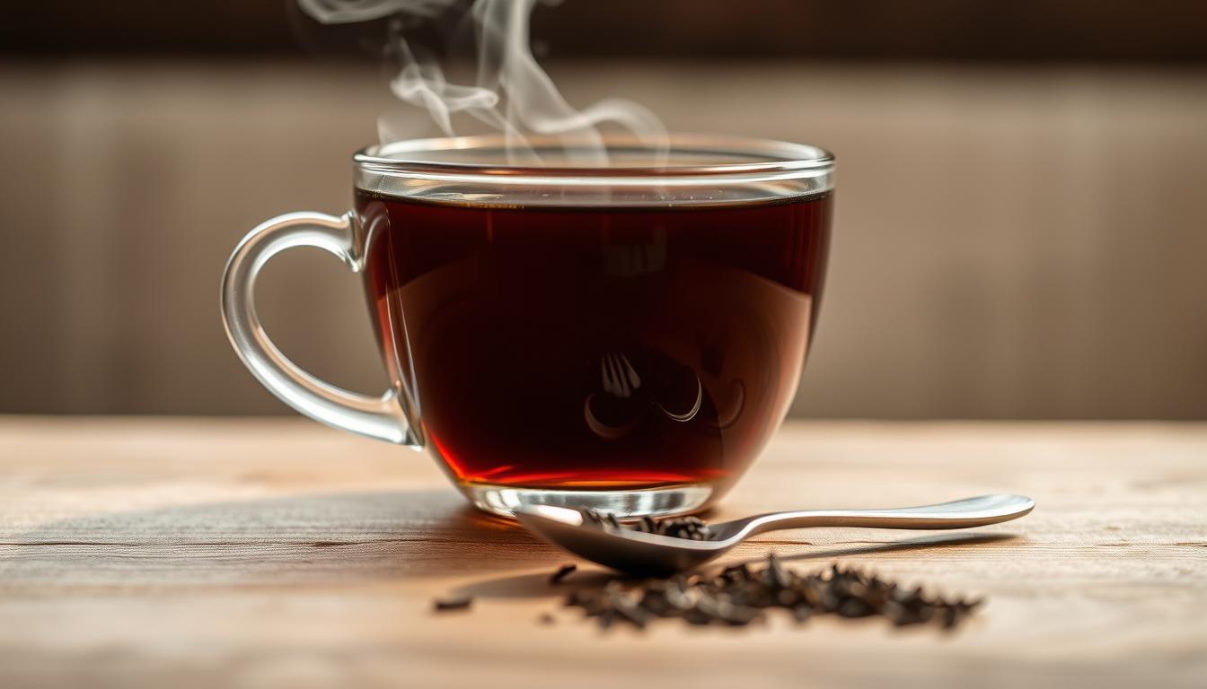 caffeine content in black tea