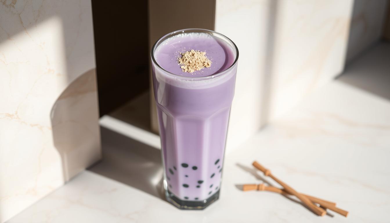 does taro milk tea have caffeine